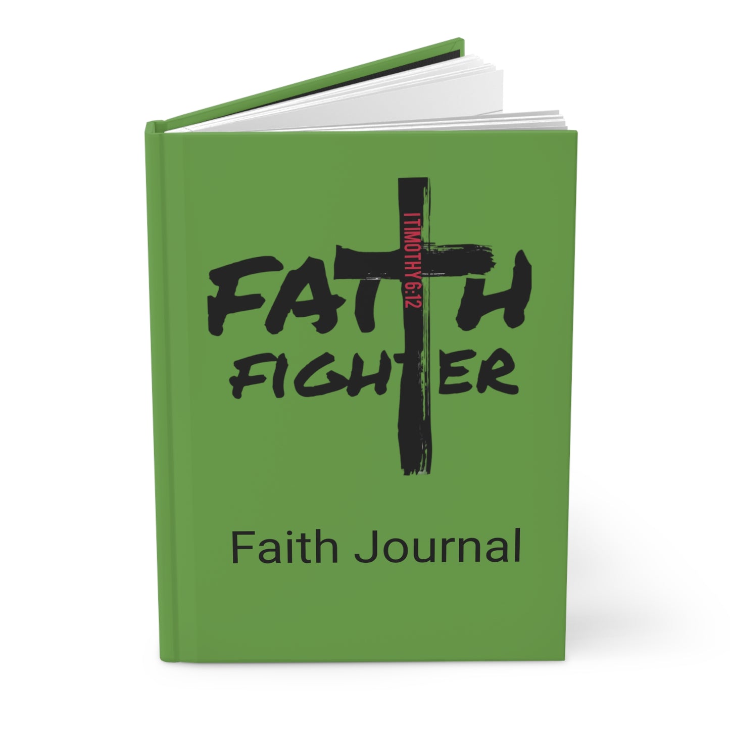 ”Faith Fighter” Light Green Matte  Journal