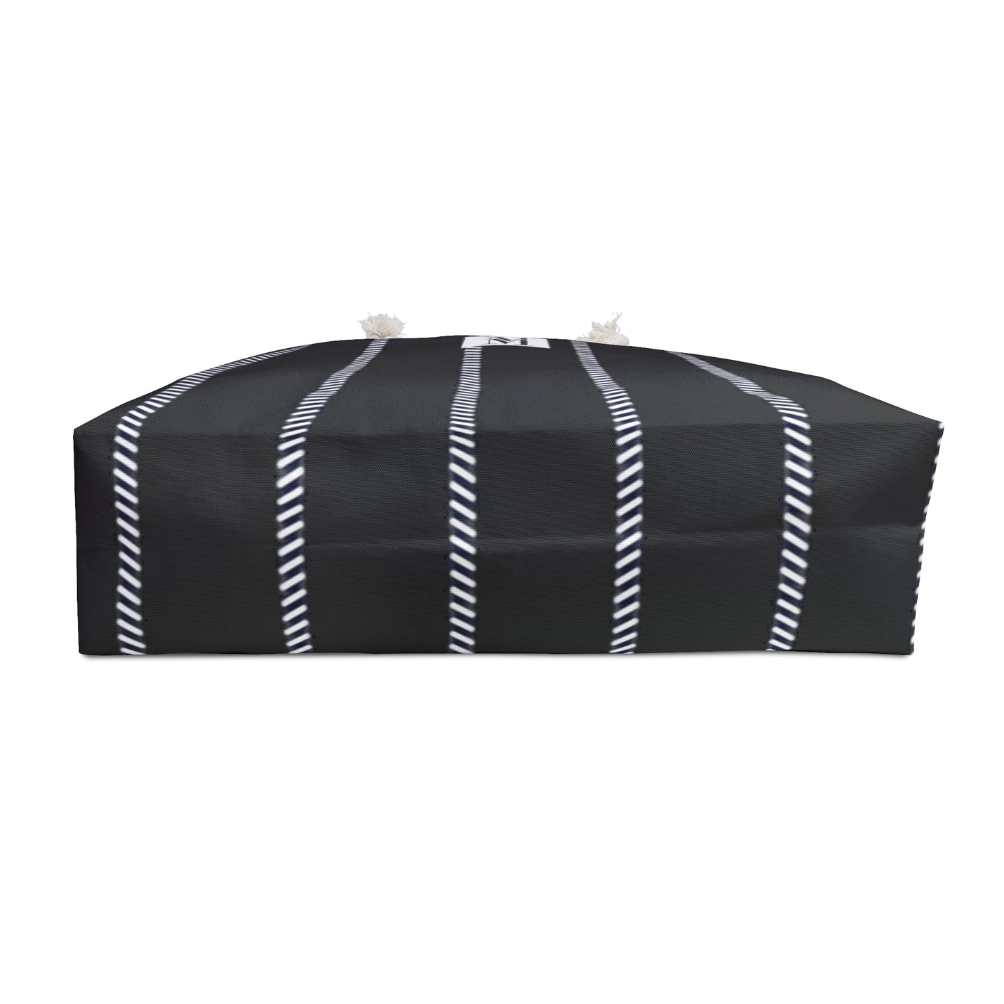 Mss Mia Black Pinstripe Weekender