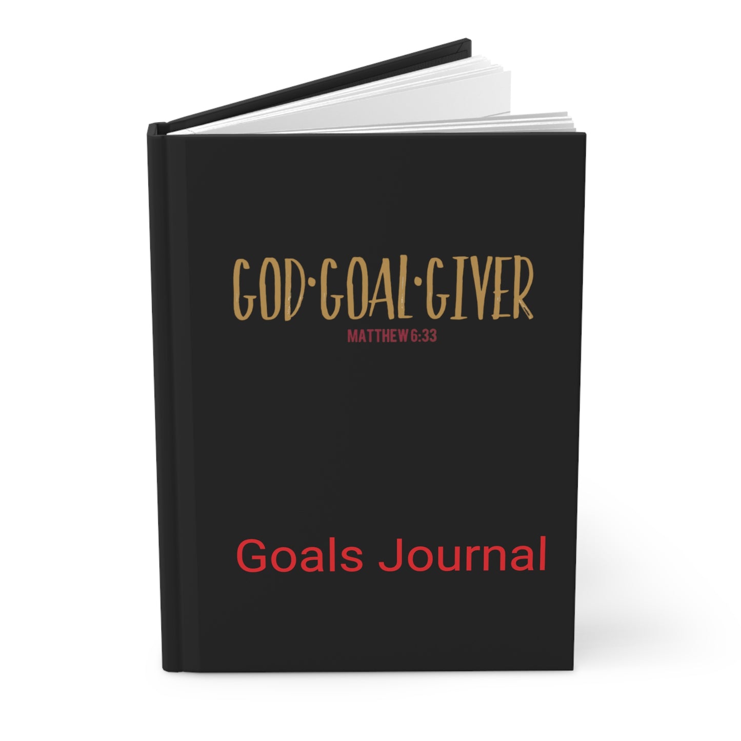 ”Goal Giver” Black Matte  Journal