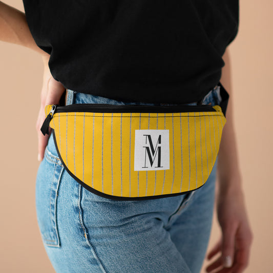 Mss Mia Yellow w/ Pinstripe Fanny Pack