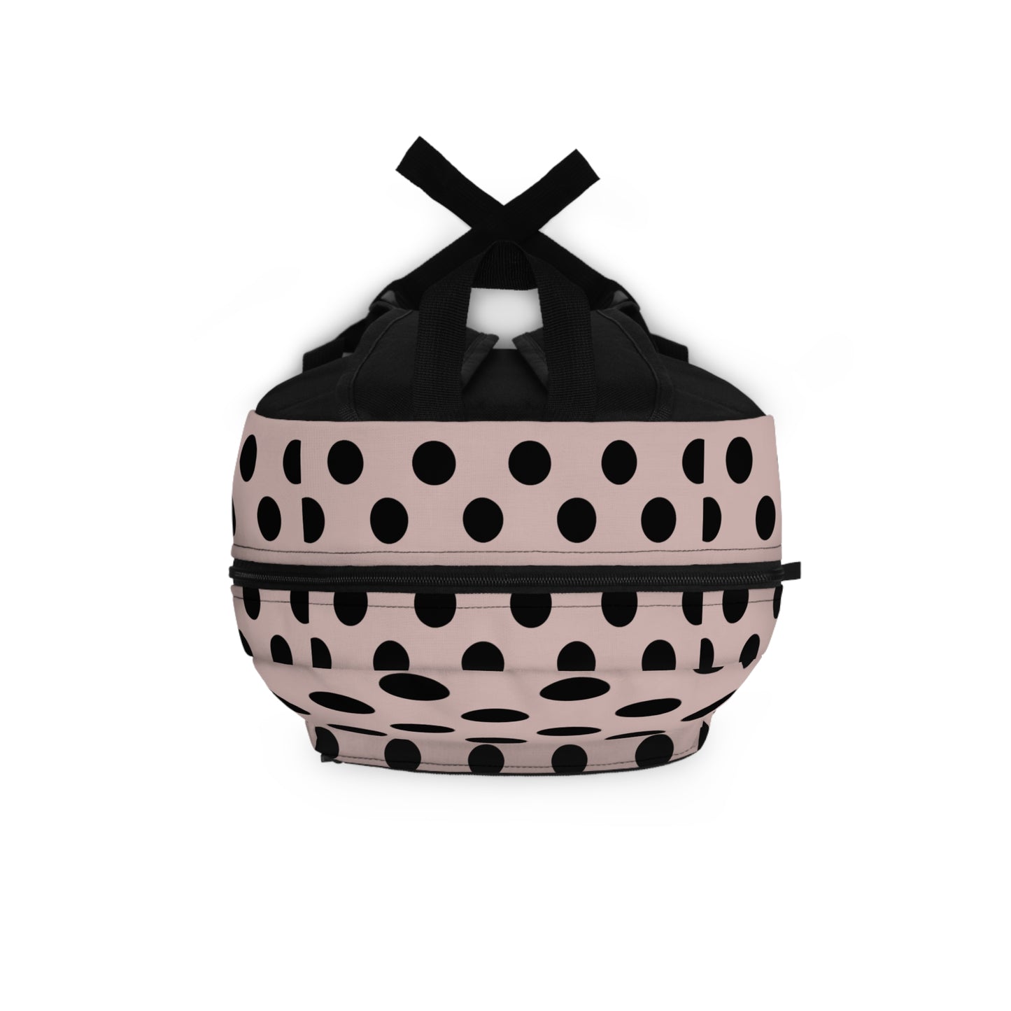 Mss Mia Pink W/Black Polka Backpack