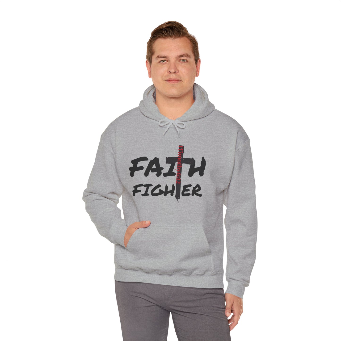 Core Urban:  “Faith Fighter” Unisex Heavy Blended Sweatshirt