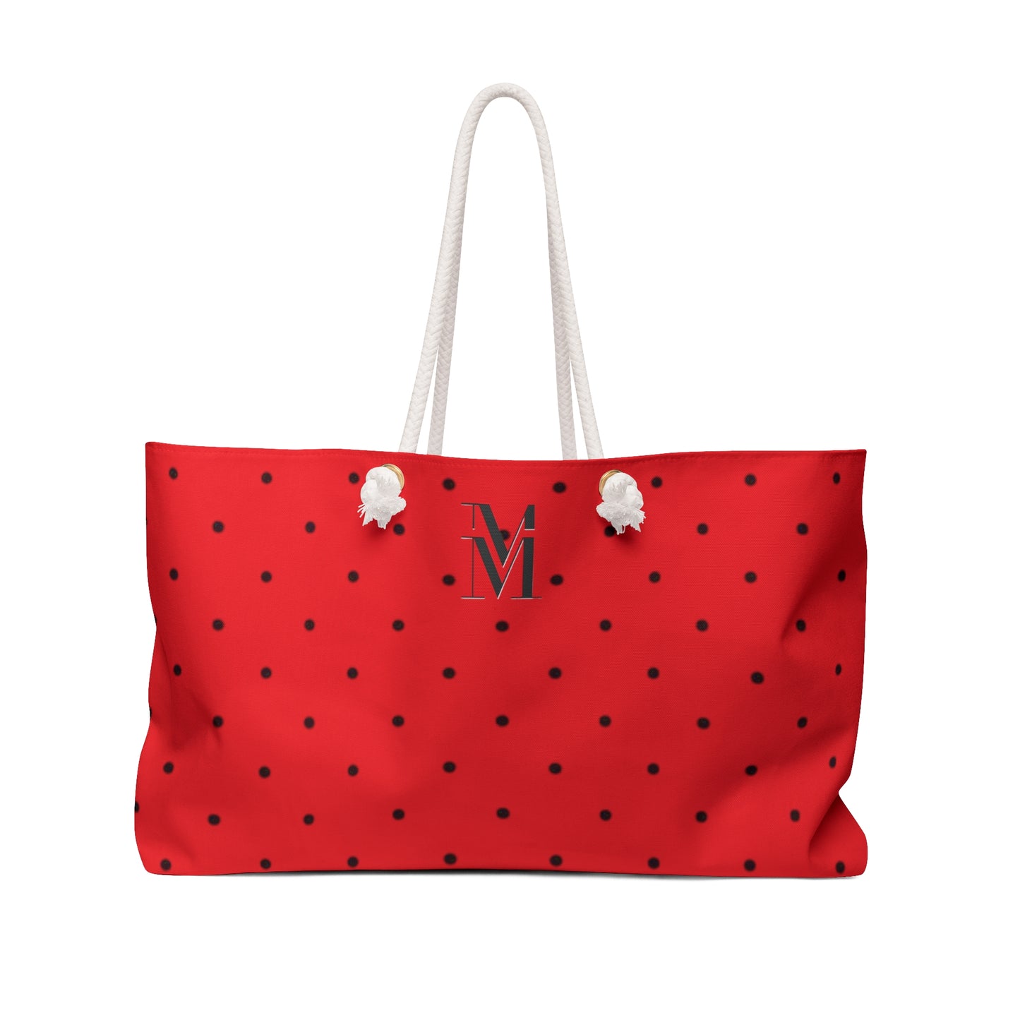 Mss Mia Red Polka Dot Weekender