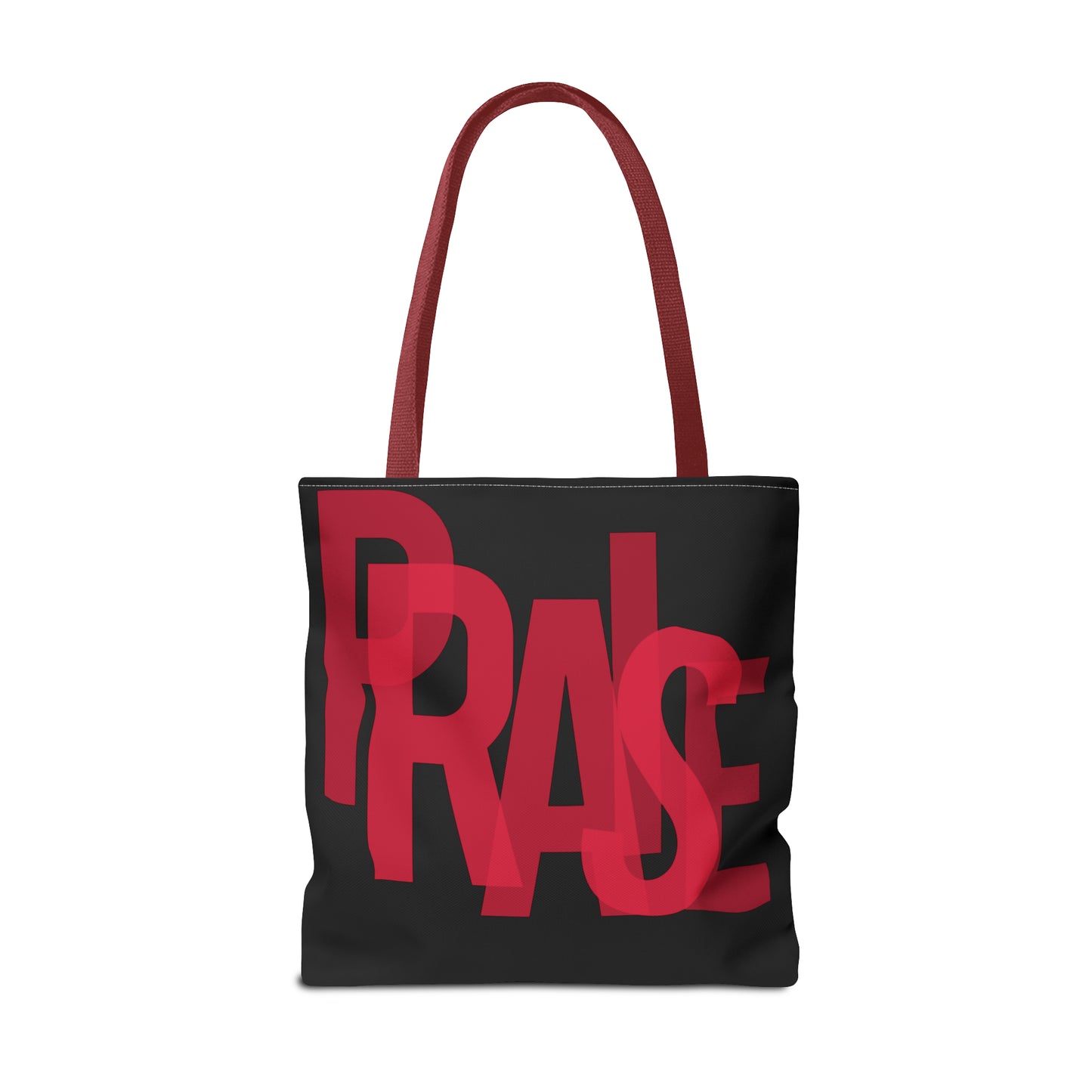 Collection B: “Garment of PRAISE” Black & Red Tote Bag