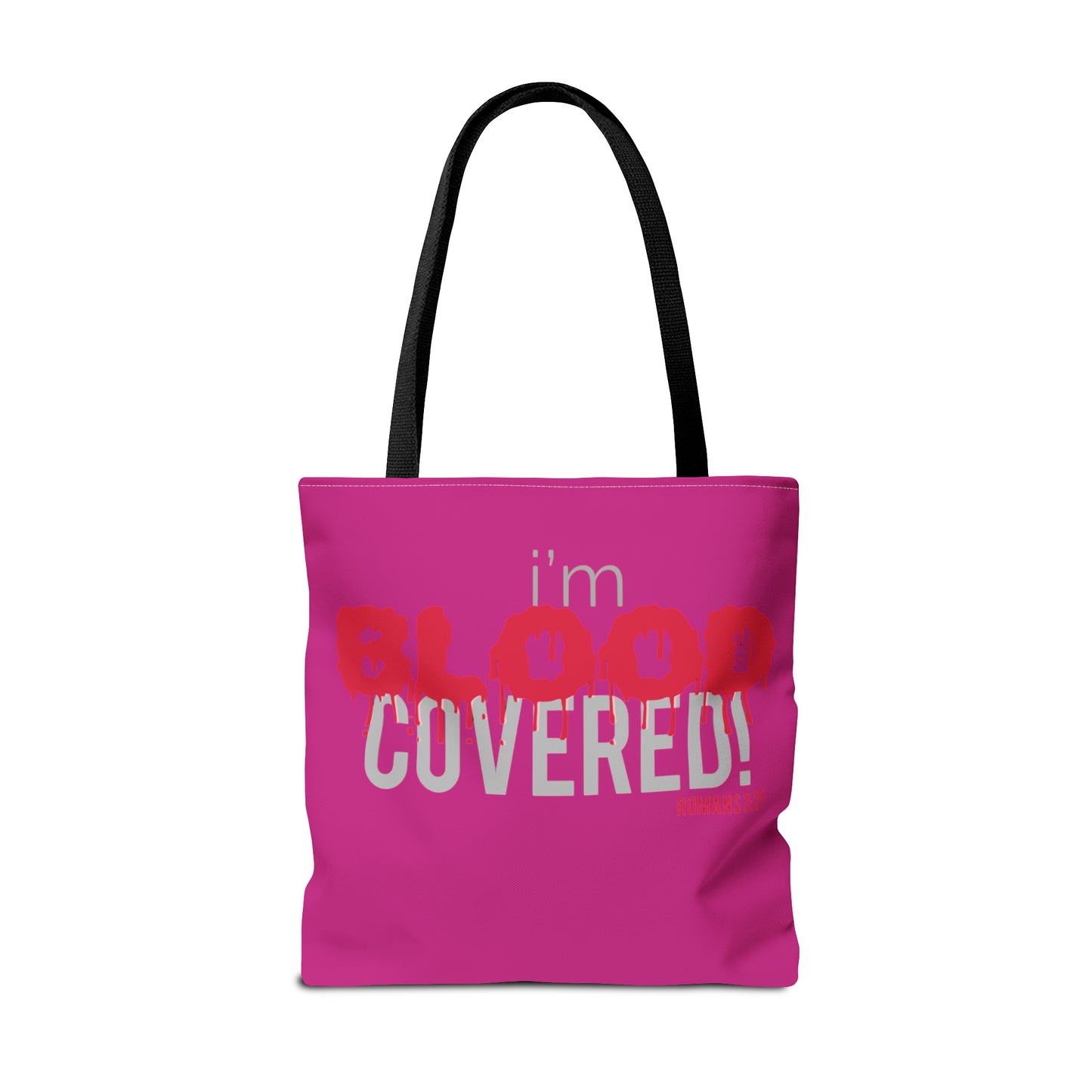 Collection B: “BLOOD Covered” Pink Tote Bag