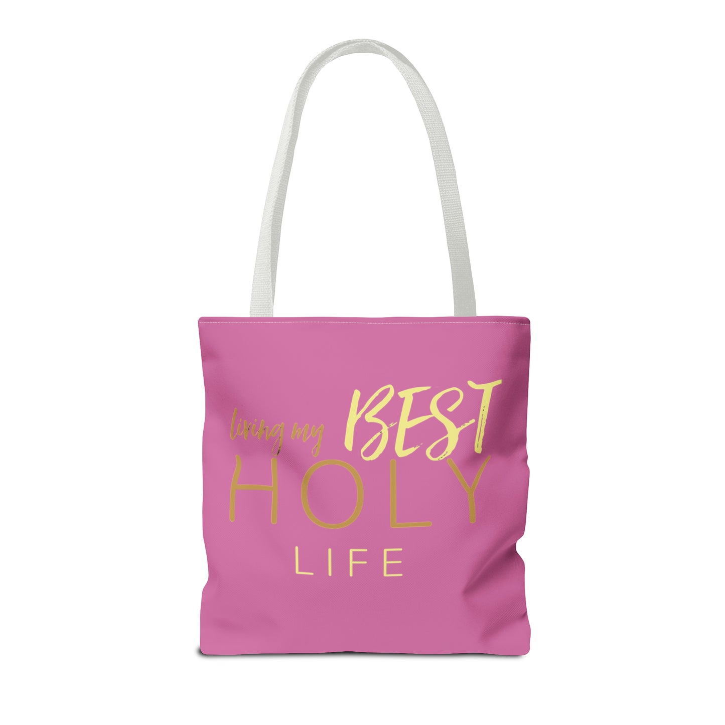 Collection A: “HOLYlife” Pink Tote Bag