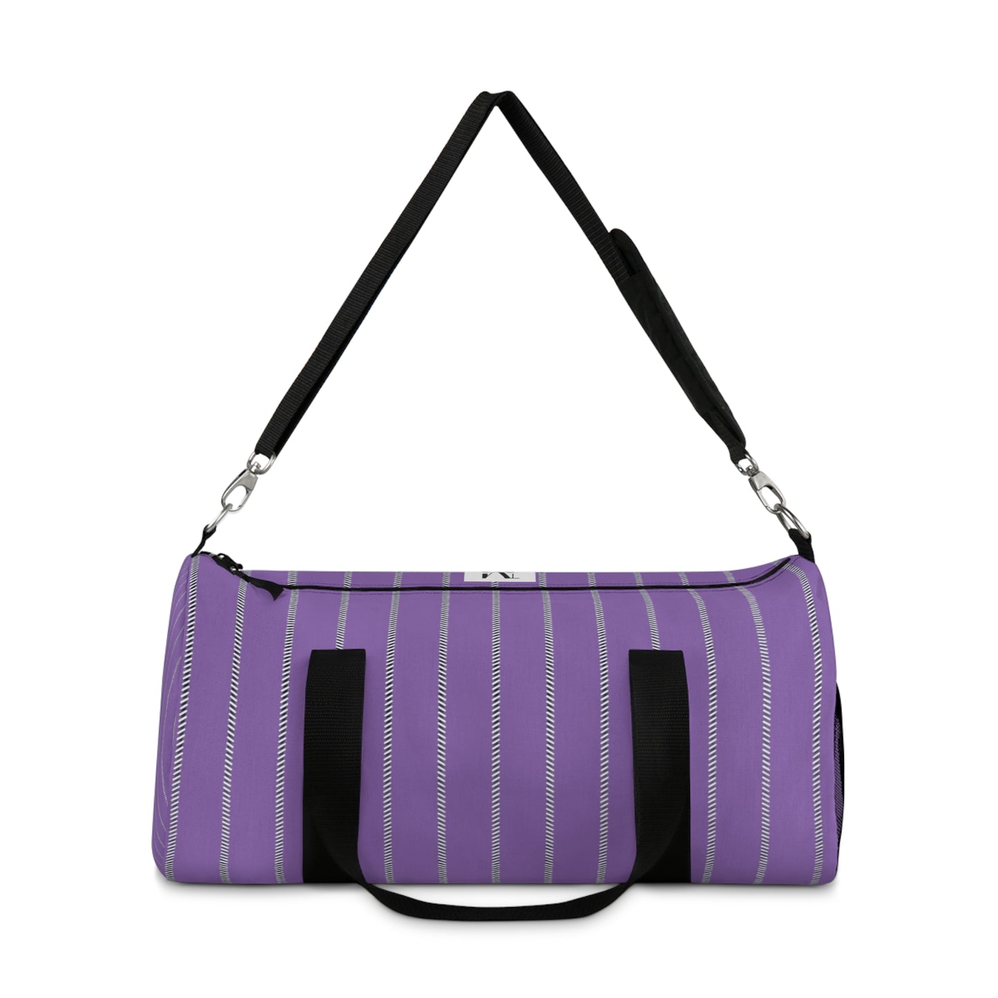 Mss Mia Purple  W Stripes Duffel Bag