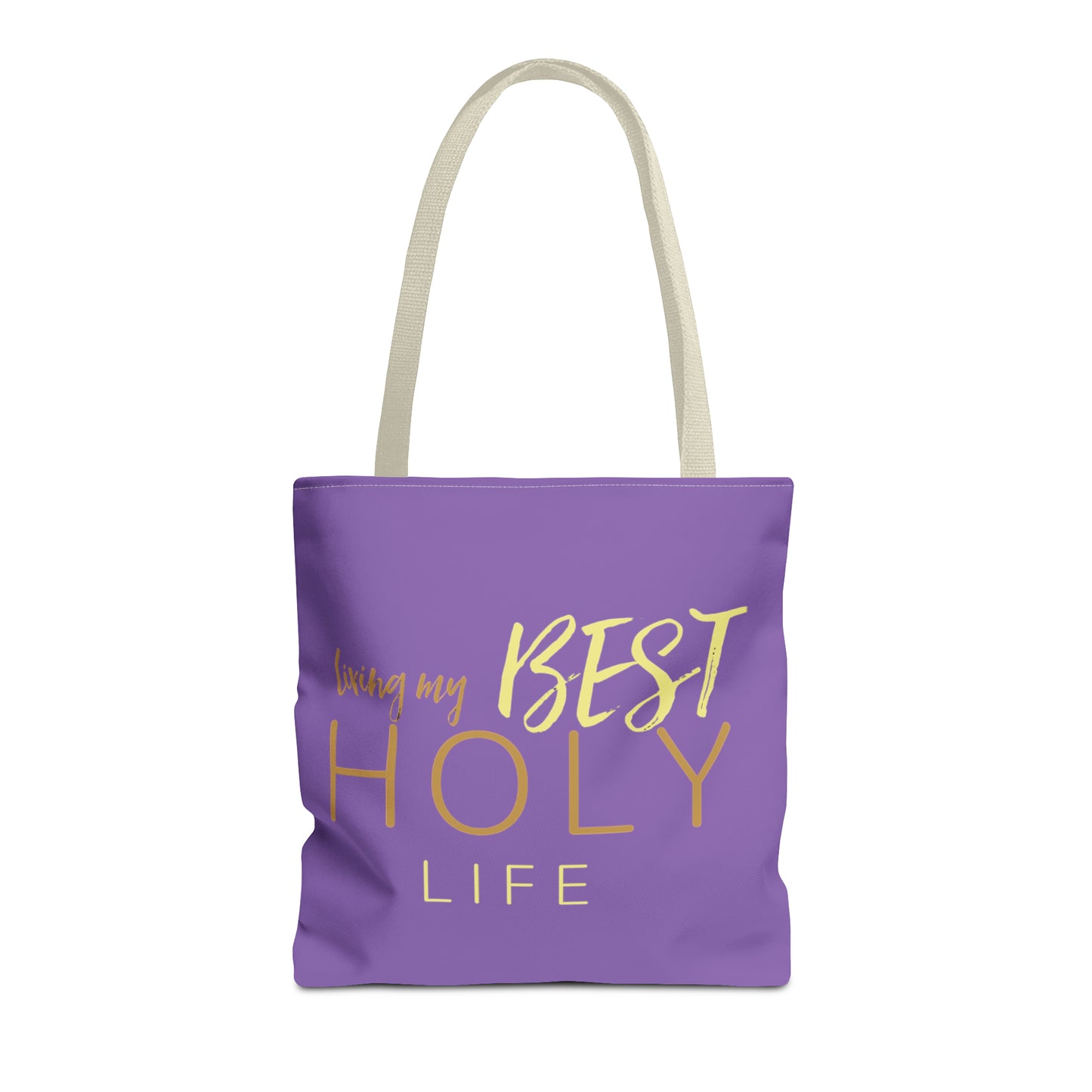 Collection A: “HOLYlife” Purple Tote Bag