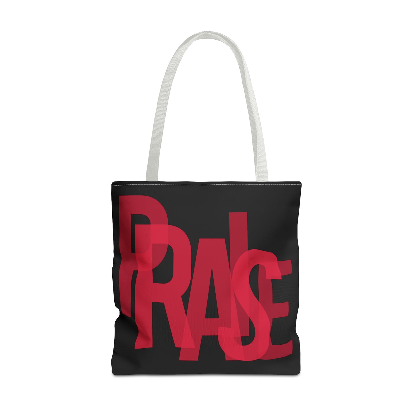 Collection B: “Garment of PRAISE” Black & Red Tote Bag