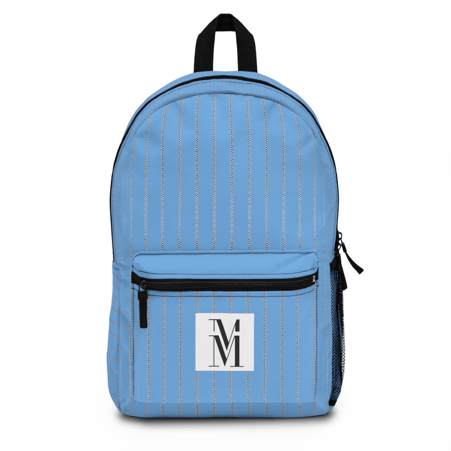 Mss Mia Light Blue w/ Stripes Backpack