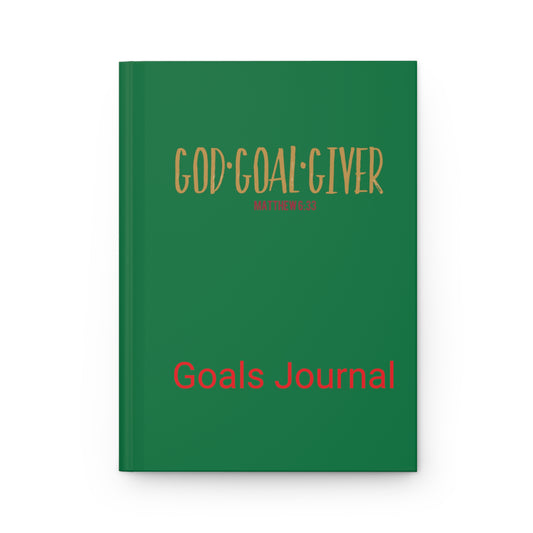 ”Goal Giver” Dark Green Matte  Journal