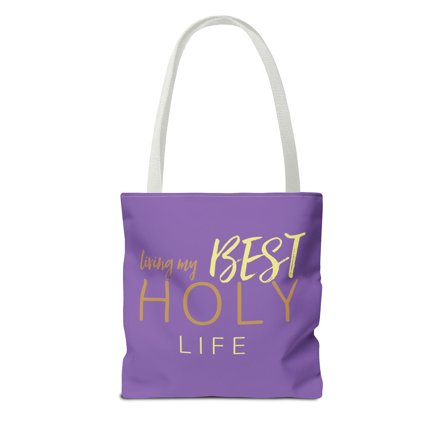 Collection A: “HOLYlife” Purple Tote Bag