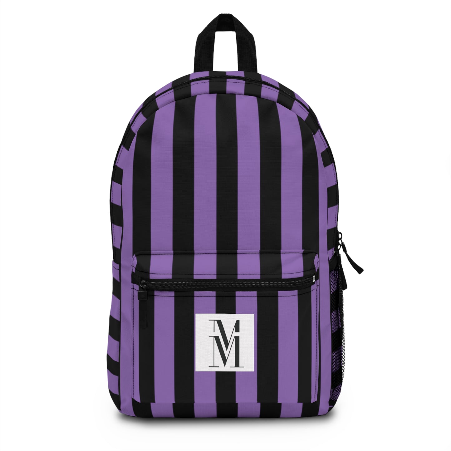 Mss Mia Purple w/Black Stripe Rugby Backpack