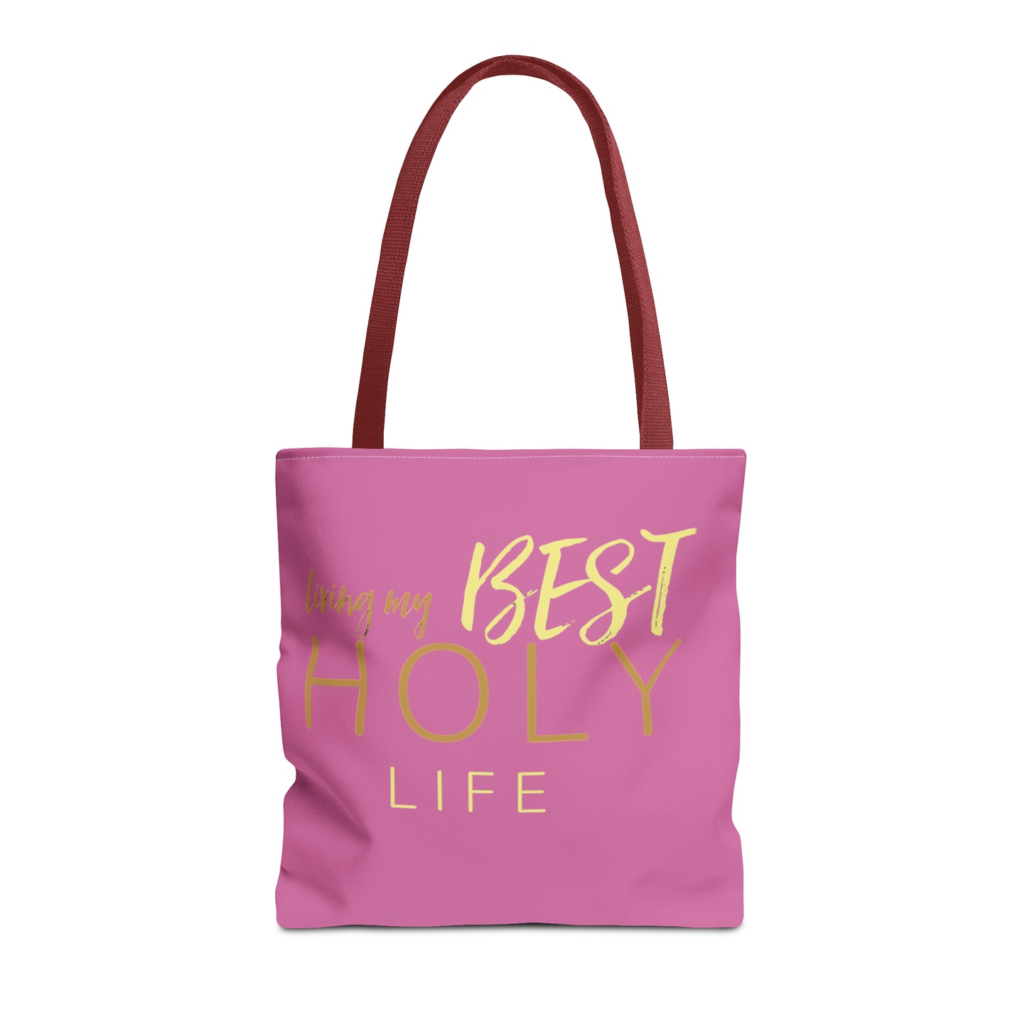 Collection A: “HOLYlife” Pink Tote Bag