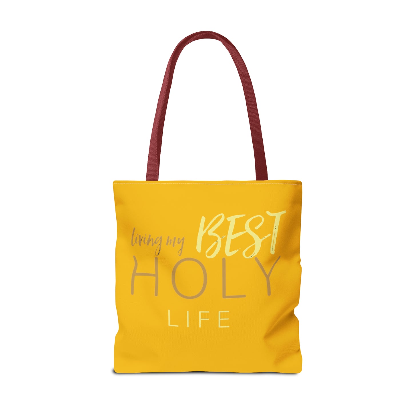 Collection A: “HOLYlife” Yellow Tote Bag