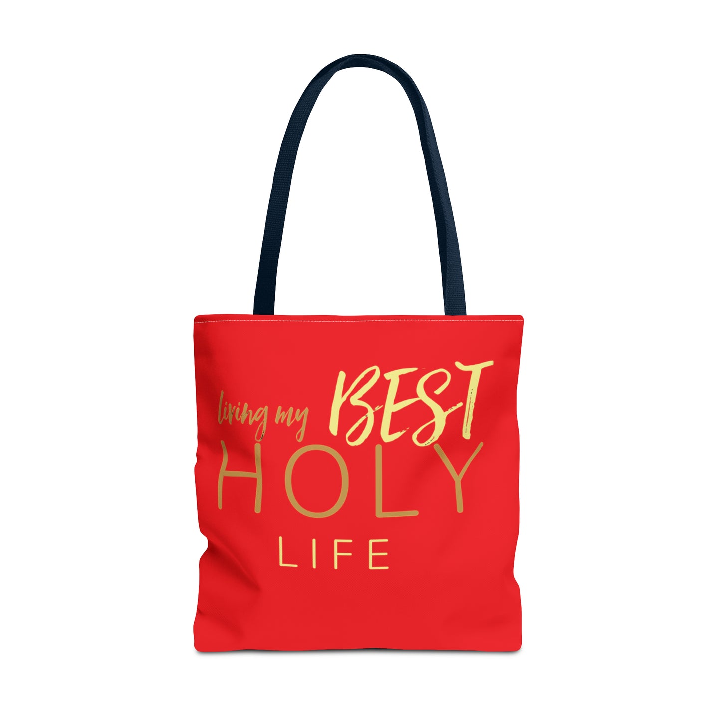 Collection A: “HOLYlife” Red Tote Bag