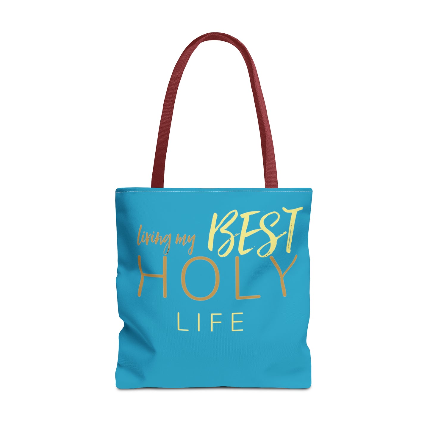 Collection A: “HOLYlife” Blue Tote Bag