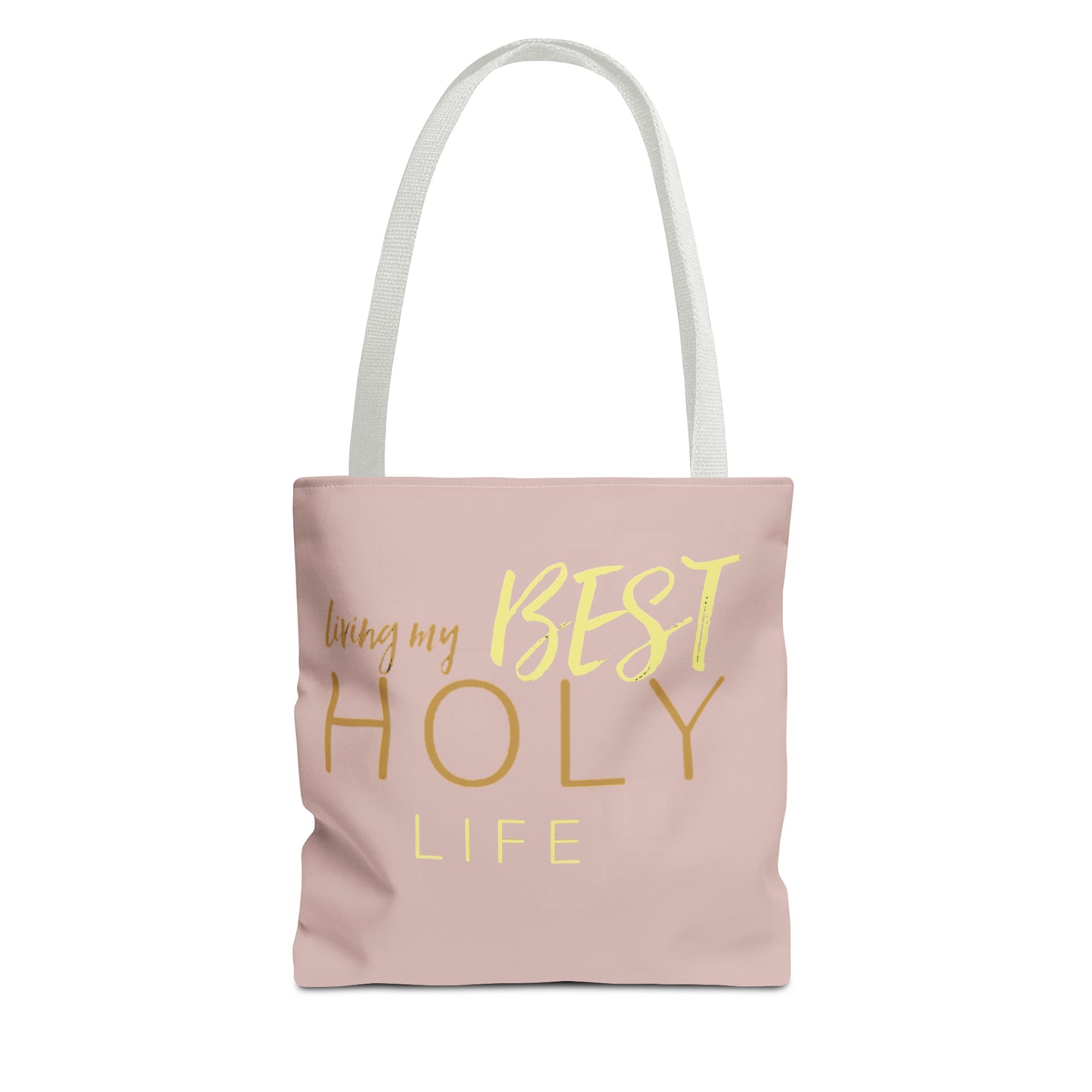 Collection A: “HOLYlife” MM Pink Tote Bag