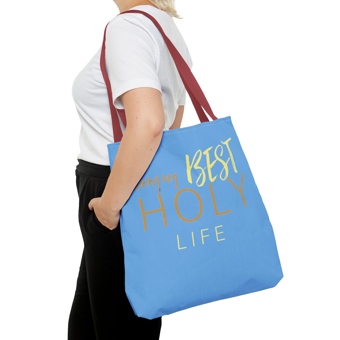 Collection A: “HOLYlife” Blue Sky Tote Bag