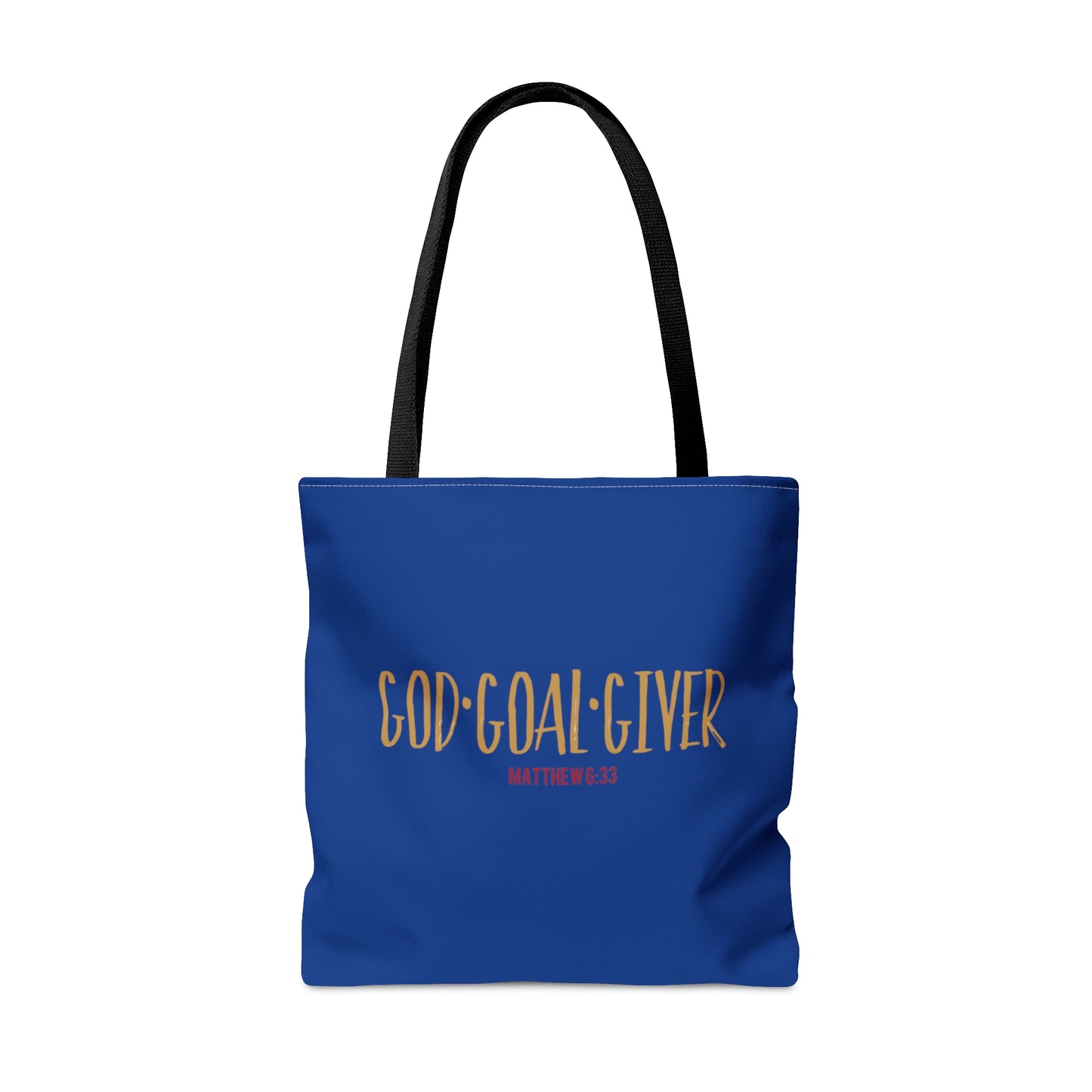 “Goal Giver” Dark Blue Tote Bag