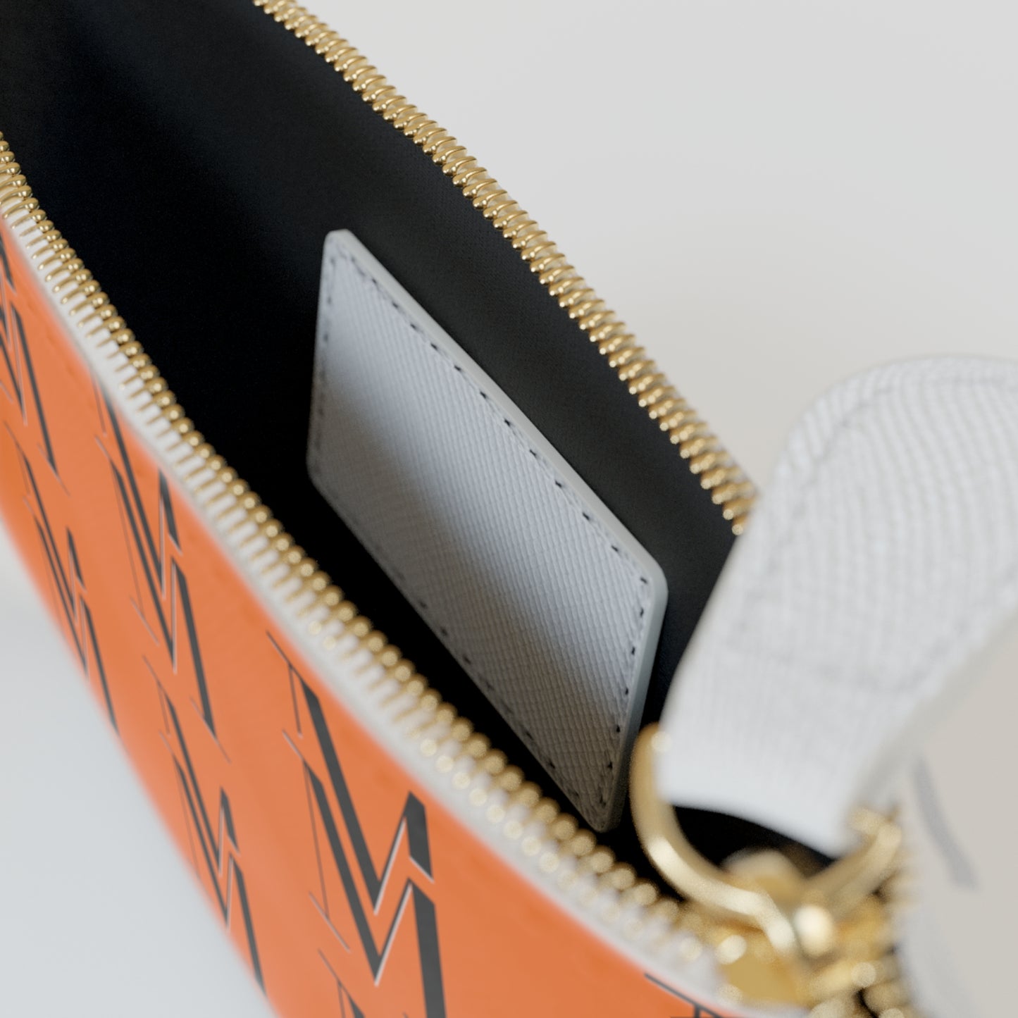 Mss Mia Orange Mini Clutch Bag