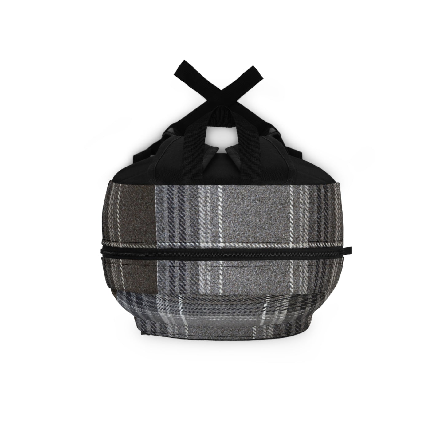 Mss Mia Grey Plaid Backpack