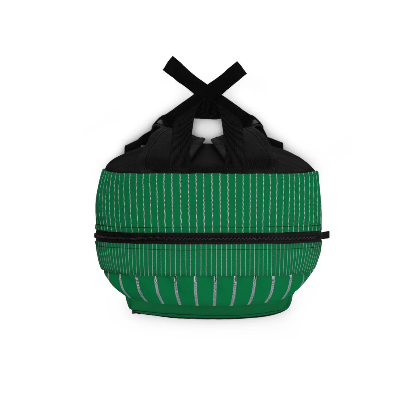 Mss Mia Dark Green w/ Stripes Backpack