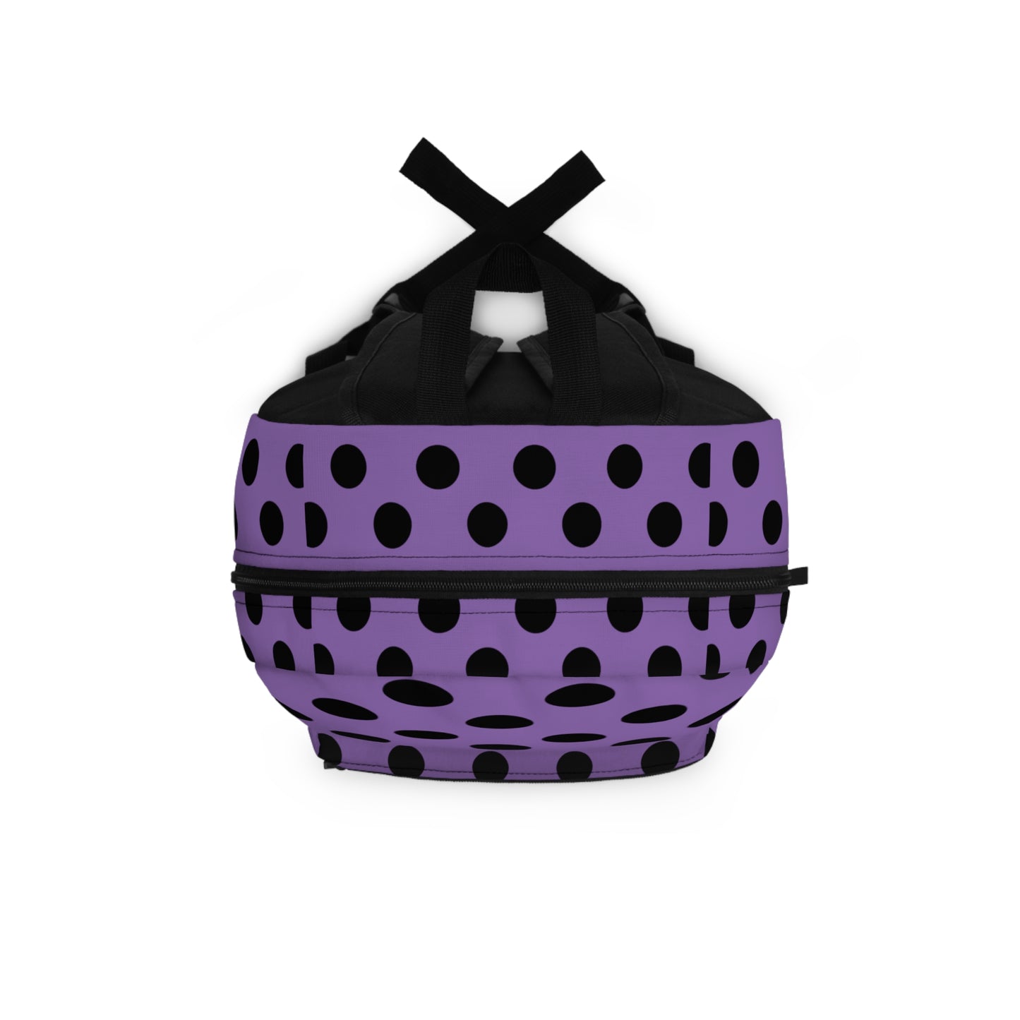 Mss Mia Purple W/Black Polka Backpack