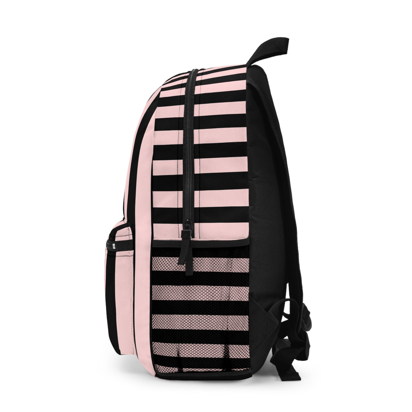 Mss Mia Pink w/Black Stripe Rugby Backpack