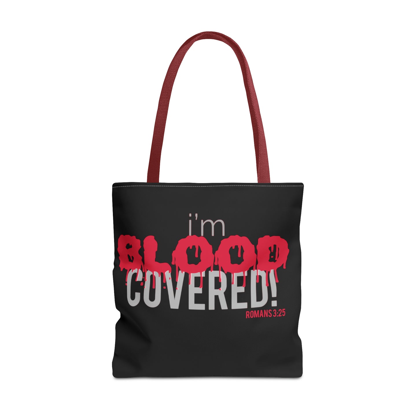 Collection B: “BLOOD Covered” Black Tote Bag