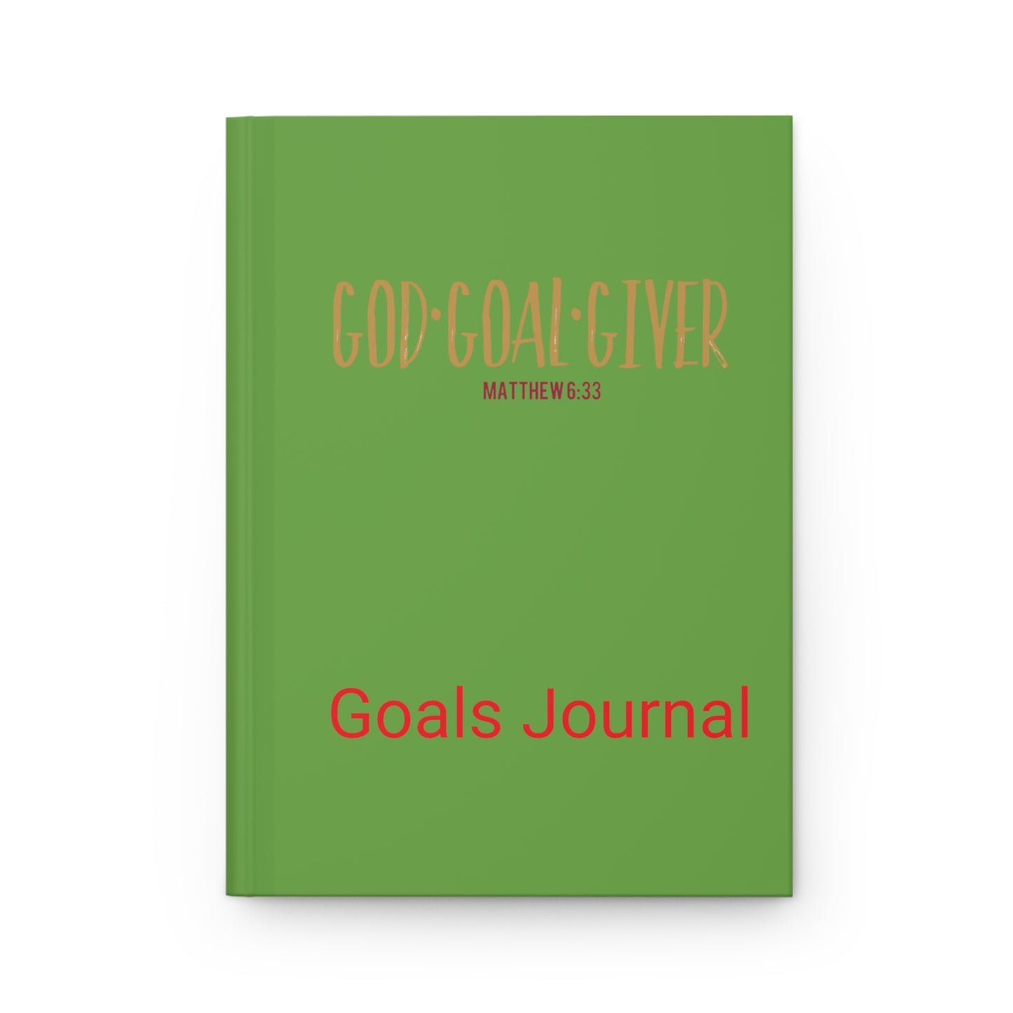 ”Goal Giver” Light Green Matte  Journal