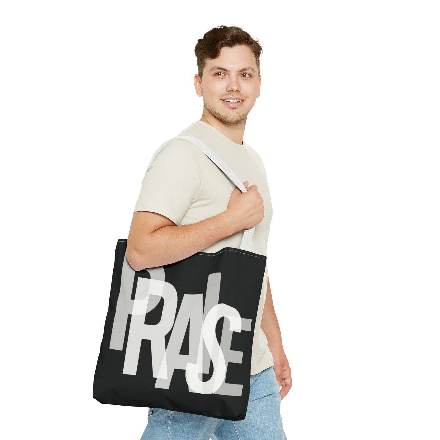 Collection B: “Garment of PRAISE” Black & White Tote Bag