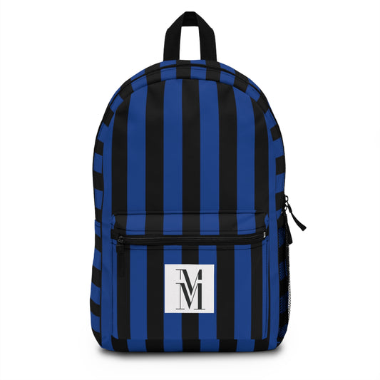 Mss Mia Dark Blue w/Black Stripe Rugby Backpack