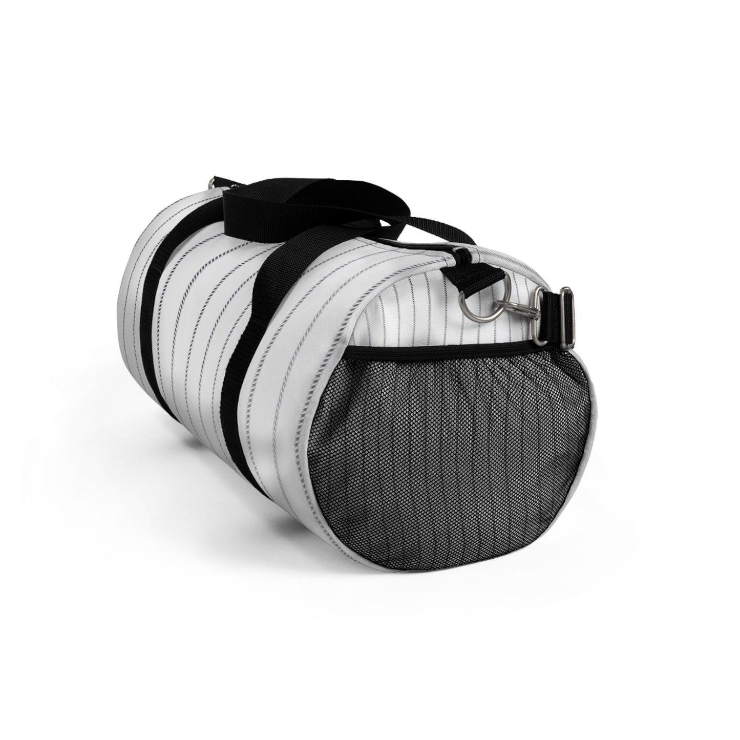 Mss Mia White W Stripes Duffel Bag