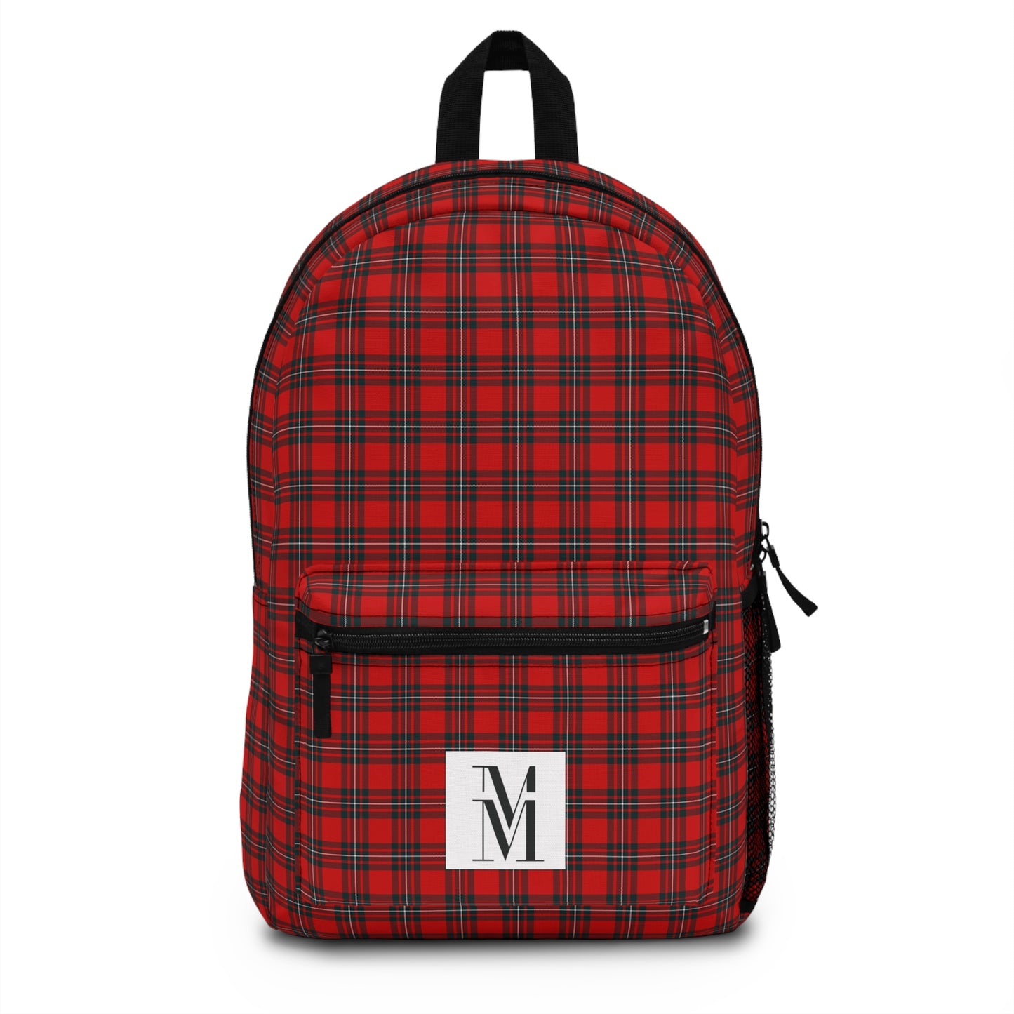 Mss Mia Red Plaid Backpack