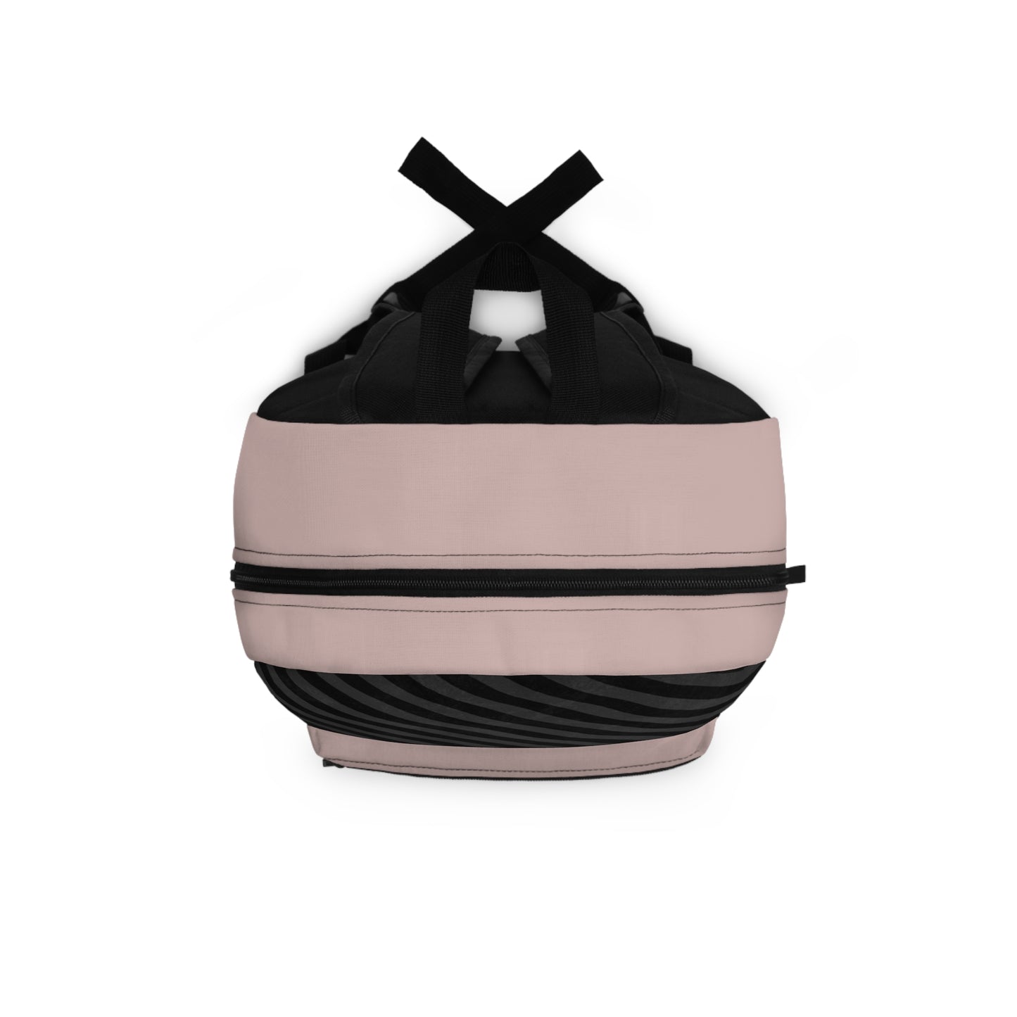 Mss Mia Pink w/Black Diagonal Stripe Backpack