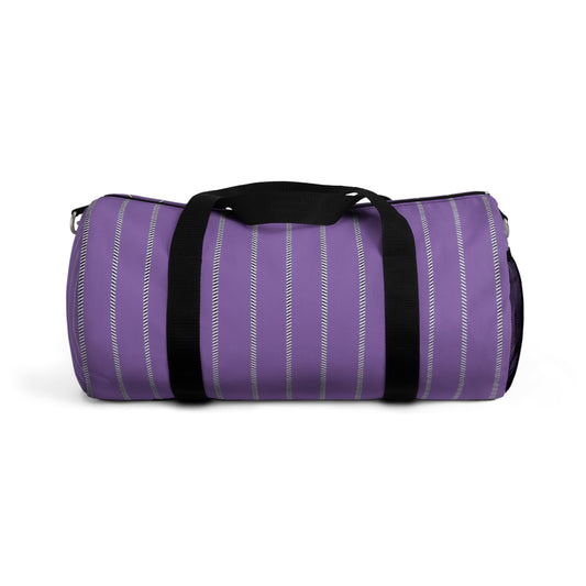 Mss Mia Purple  W Stripes Duffel Bag
