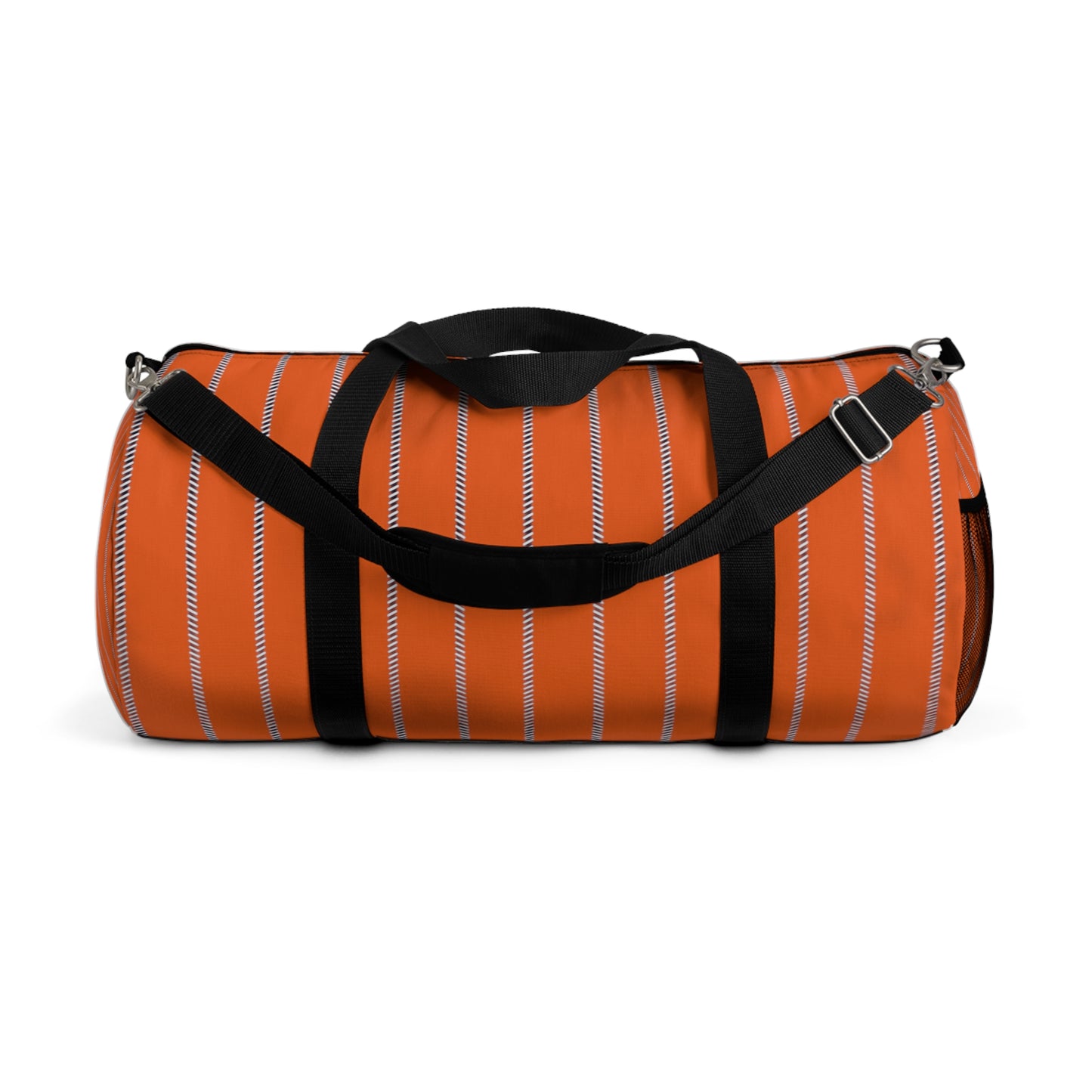 Mss Mia Orange  W Stripes Duffel Bag