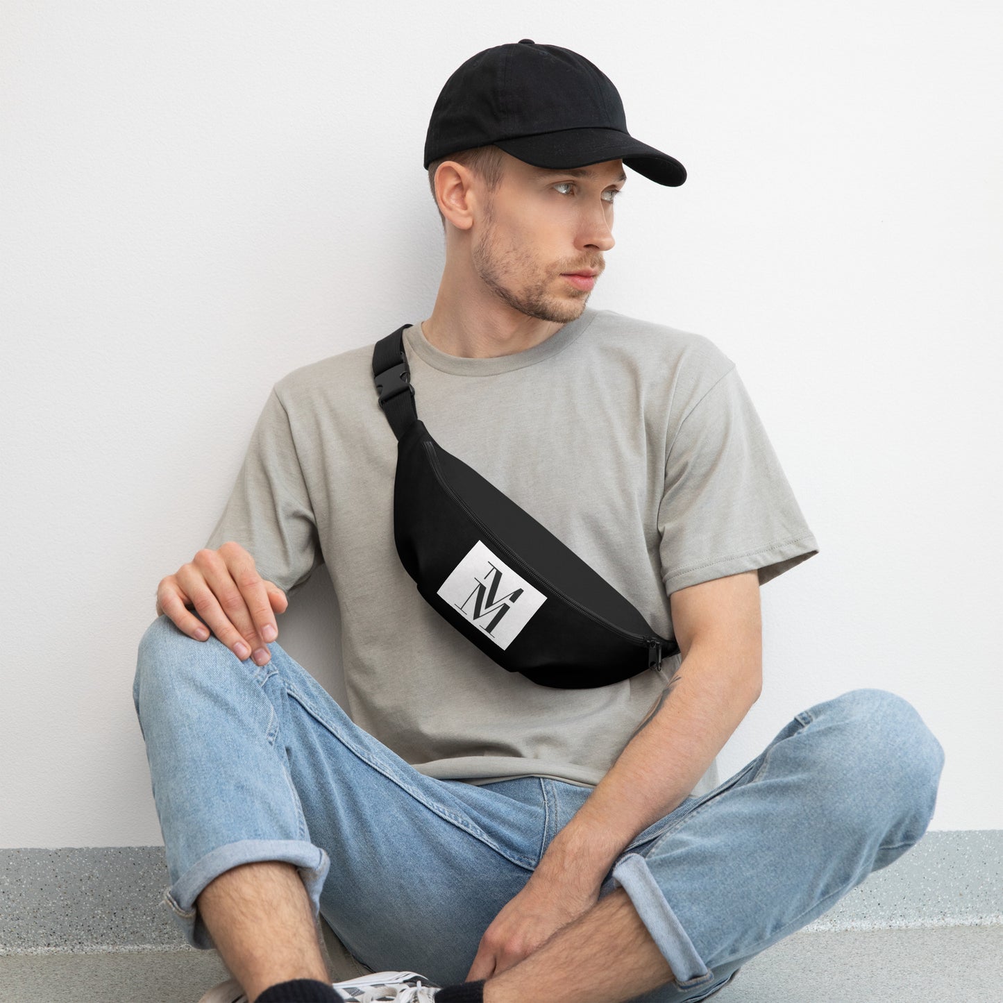 Mss Mia Black Fanny Pack